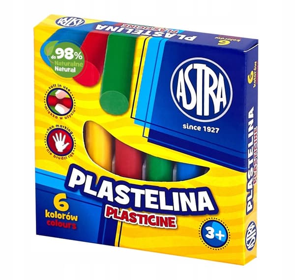 Muovailuvaha Astra 6 Värit AS83811905