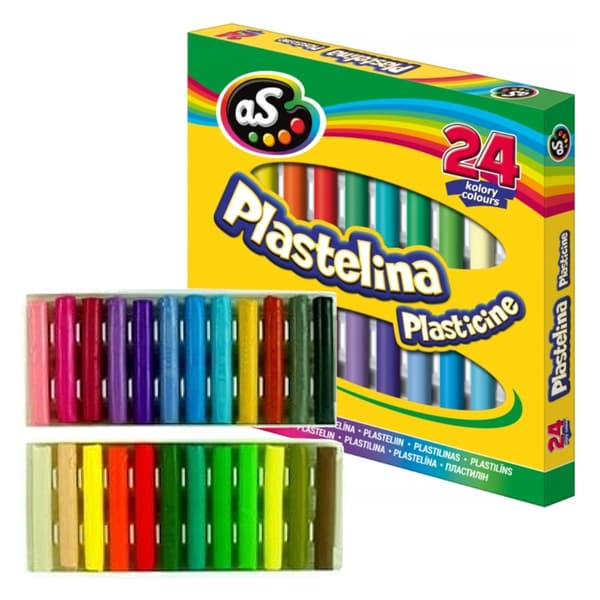 Plasticine AS (Astra) 24 farver AS 303219004