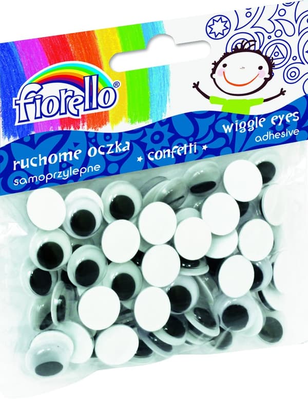 Konfettisilmukat Itsekiinnittyvät Fiorello GR-KE80-12 12x12 mm 80kpl. 170-2270