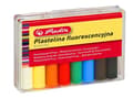 Miniatyrbillede 2 af 2: Fluorescerende Plasticine Herlitz Fluo 8 farver