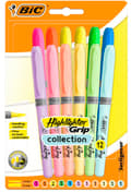 Miniatyrbillede 2 af 4: BIC Highlighter GRIP Pastel Blister 12 stk 992562