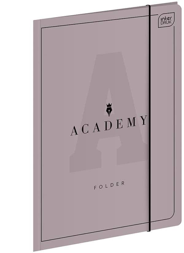 Mapp med gummiband A4+ Academy Interdruk