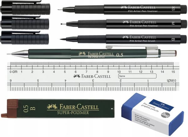 Pitt Artist Pen Manga Starter Faber-Castell