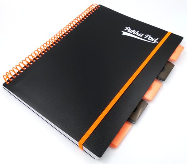 Pukka Pad Spiral Notebook Orange Neon 200k/80g A4 3088S-PPN