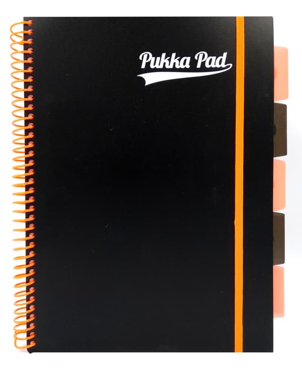 Pukka Pad Spiral Notebook Orange Neon 200k/80g A4 3088S-PPN