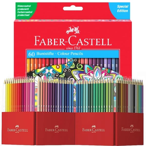 Faber-Castell 60 farveblyanter 111260FC