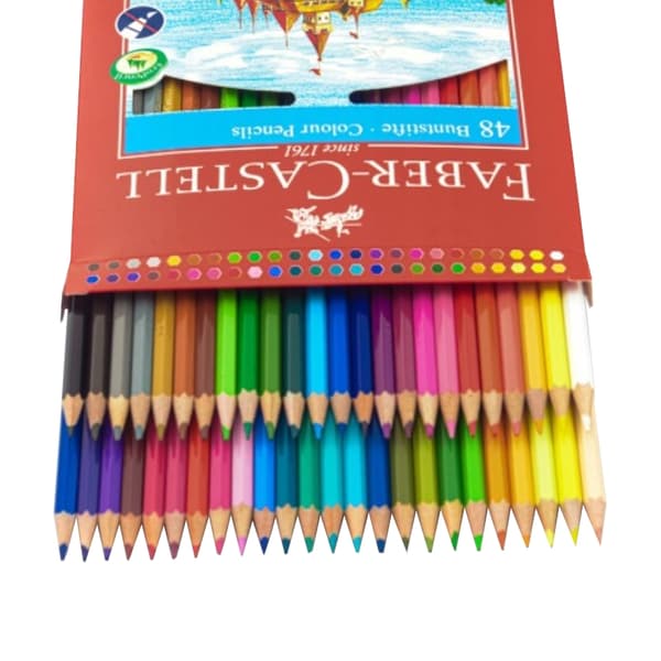 Faber-Castell Castle Crayons 48 Farver Emballage Pap 120148FC