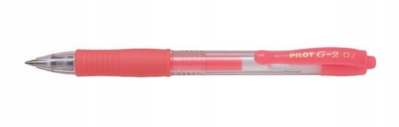 Pilot G2 Gel Pen Automatisk Neonrød PIBL-G2-7-NR