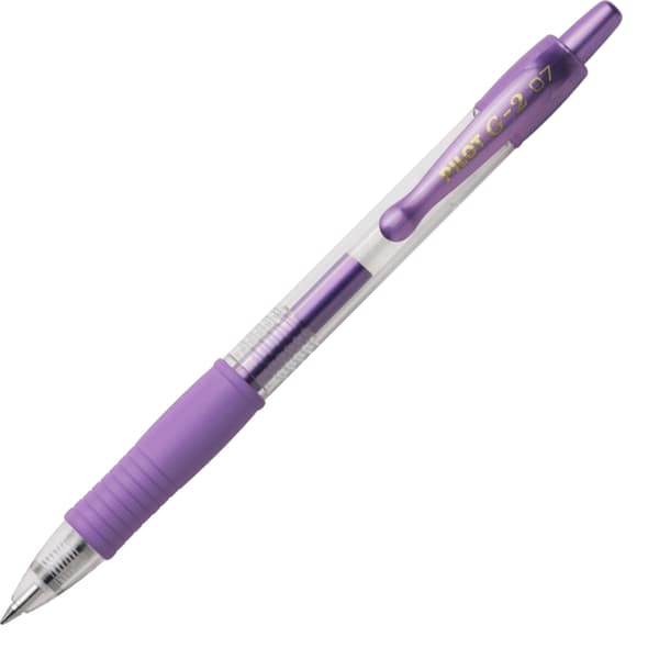 Pilot G2 Gel Pen Automatisk Lila Metallic PIBL-G2-7-MV