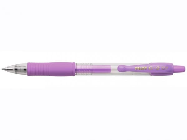 Pilot G2 Gel Pen Automatisk Lila Pastell PIBL-G2-7-PAV