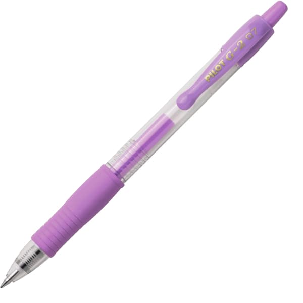 Pilot G2 Gel Pen Automatisk Lilla Pastel PIBL-G2-7-PAV
