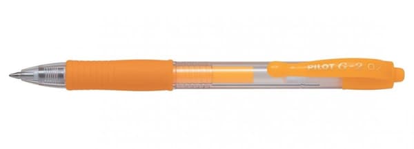 Pilot G2 Gel Pen Automatisk Aprikos Neon PIBL-G2-7-NAO