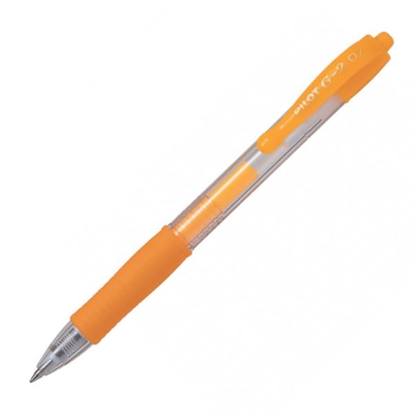 Pilot G2 Gel Pen Automatisk Aprikos Neon PIBL-G2-7-NAO