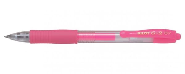 Pilot G2 Gel Pen Automatisk Neon Pink PIBL-G2-7-NP