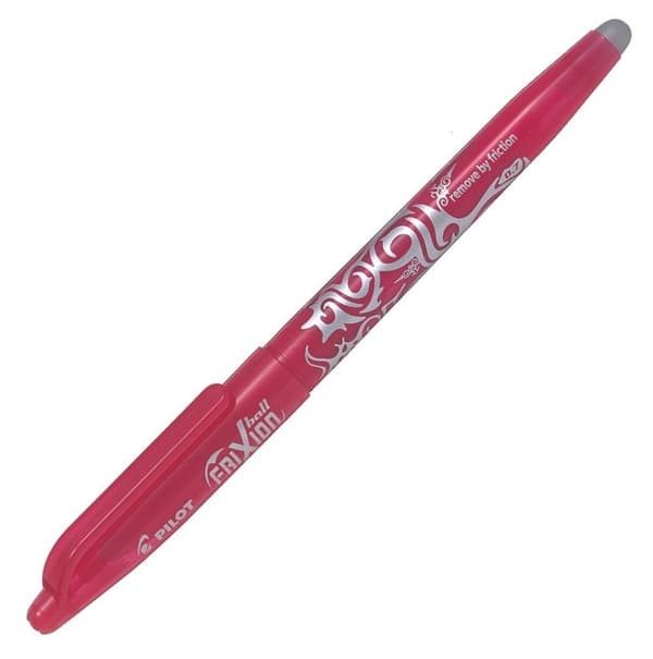 Pilot Frixion Kuglepen Pink Med Viskelæder BL-FR7-P