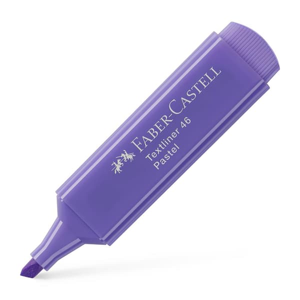 Highlighters 1546 Pastel 4 farver i plastiketui Faber-Castell 154610 FC