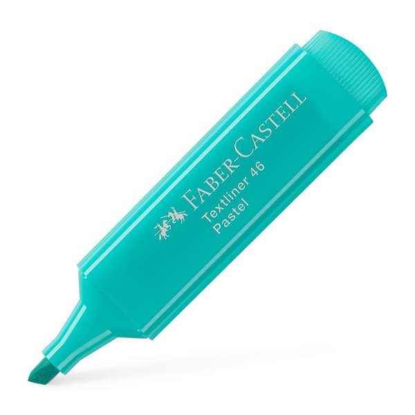 Highlighters 1546 Pastel 4 farver i plastiketui Faber-Castell 154610 FC