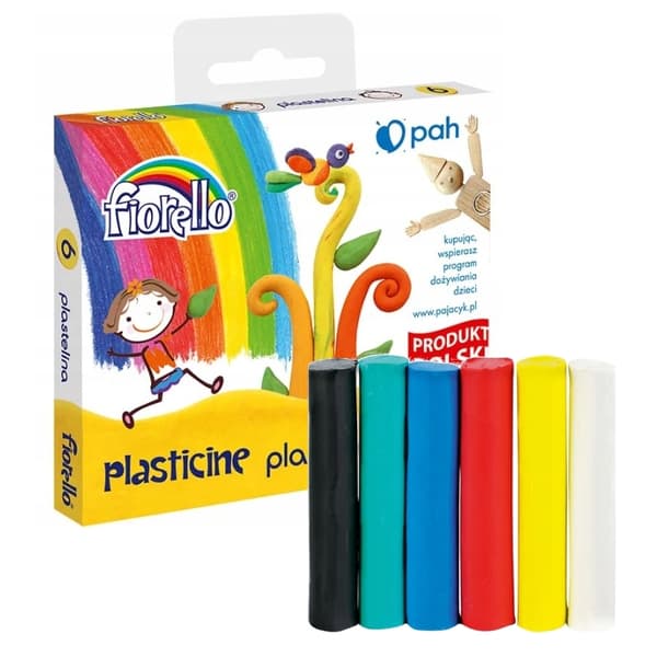 Fiorello Plasticine 6 farver 170-1430