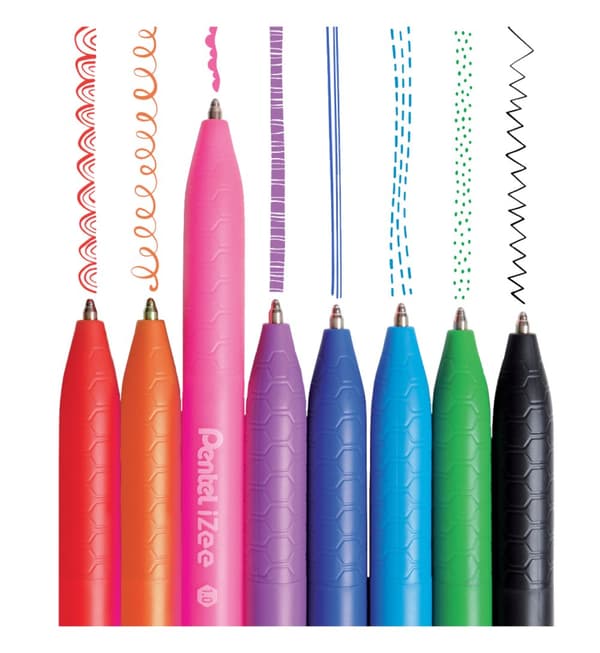 Pentel iZee Kuglepen Sort BX457-A 5x SÆT