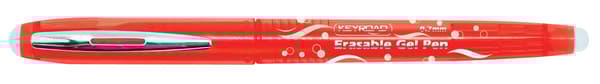 Keyroad raderbar penna 0,7 mm 3 st Blister blå, röd, svart KR971426-3S