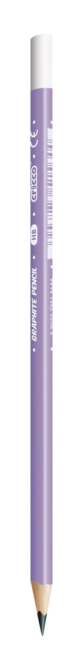 Trekantet Pastelblyant Hb 4 stk. Blister Cricco CR311B4