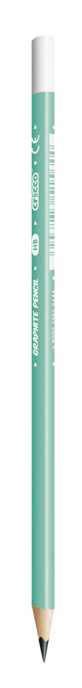 Trekantet Pastelblyant Hb 4 stk. Blister Cricco CR311B4