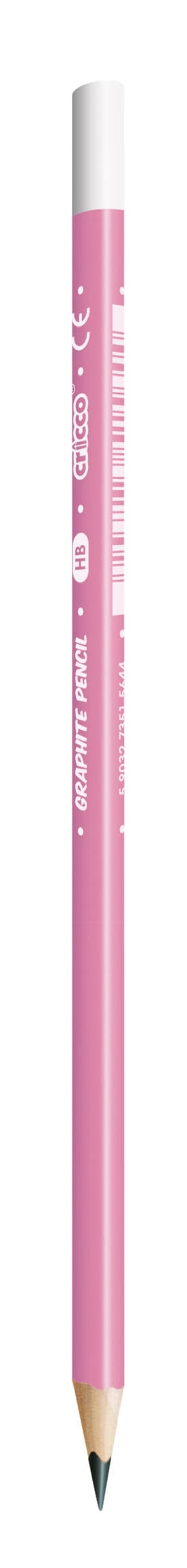 Trekantet Pastelblyant Hb 4 stk. Blister Cricco CR311B4