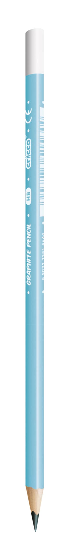 Trekantet Pastelblyant Hb 4 stk. Blister Cricco CR311B4