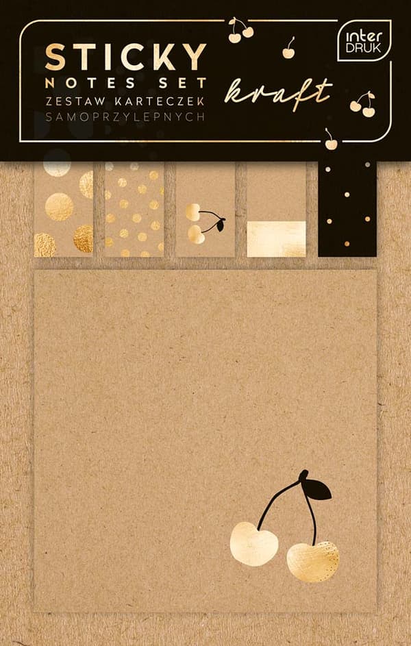 KRAFT Sticky Notes Set Interdruk