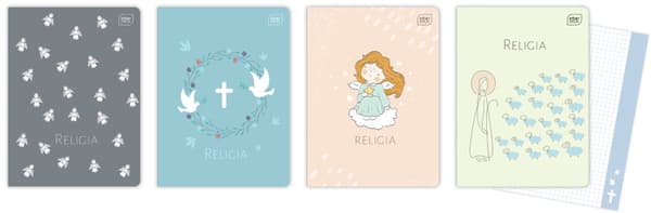 Notebook A5 32# Grid 70g Uv Religion Z Print Intertryk