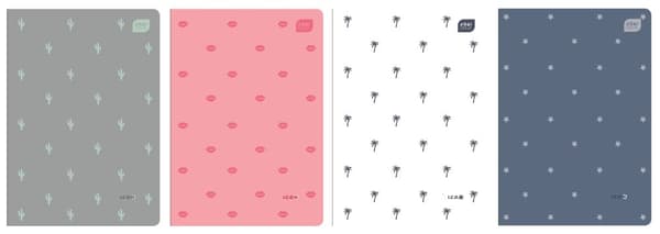 Notebook A5 80# Grid M 70g Soft Touch Intertryk