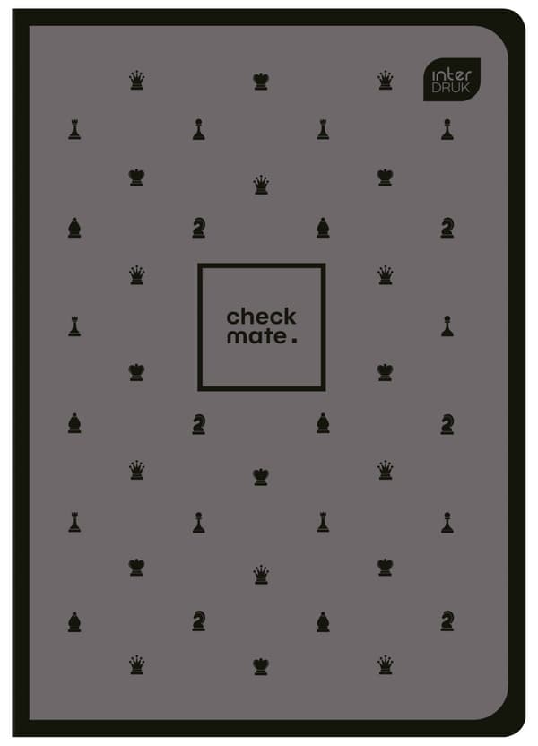 Notebook A5 32= Line M 70g Soft Touch Chess Interdruk
