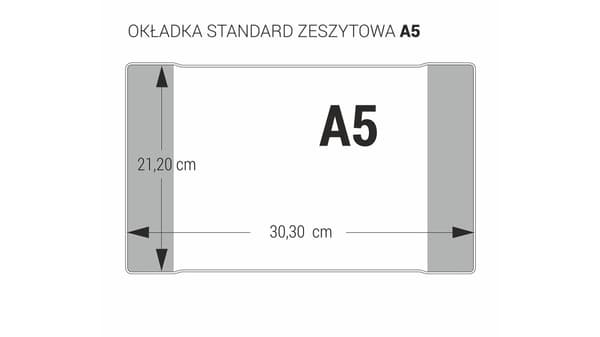 Muistikirjan kansi A5 Värillinen OZK10-01-01 Pakkaus 10 kpl.