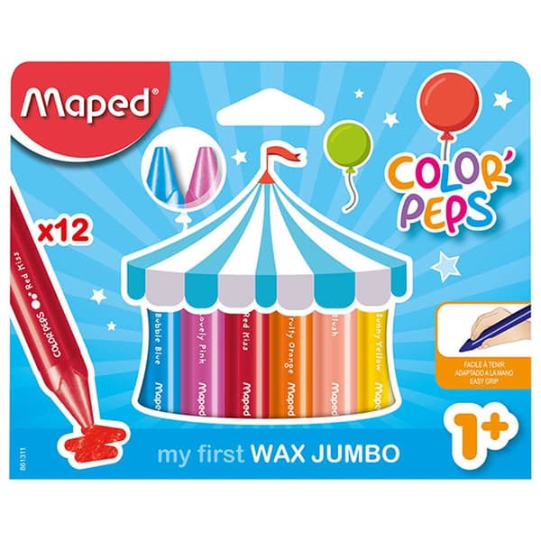 Maped Jumbo Colorpeps Early Age kritor 12 st 861311