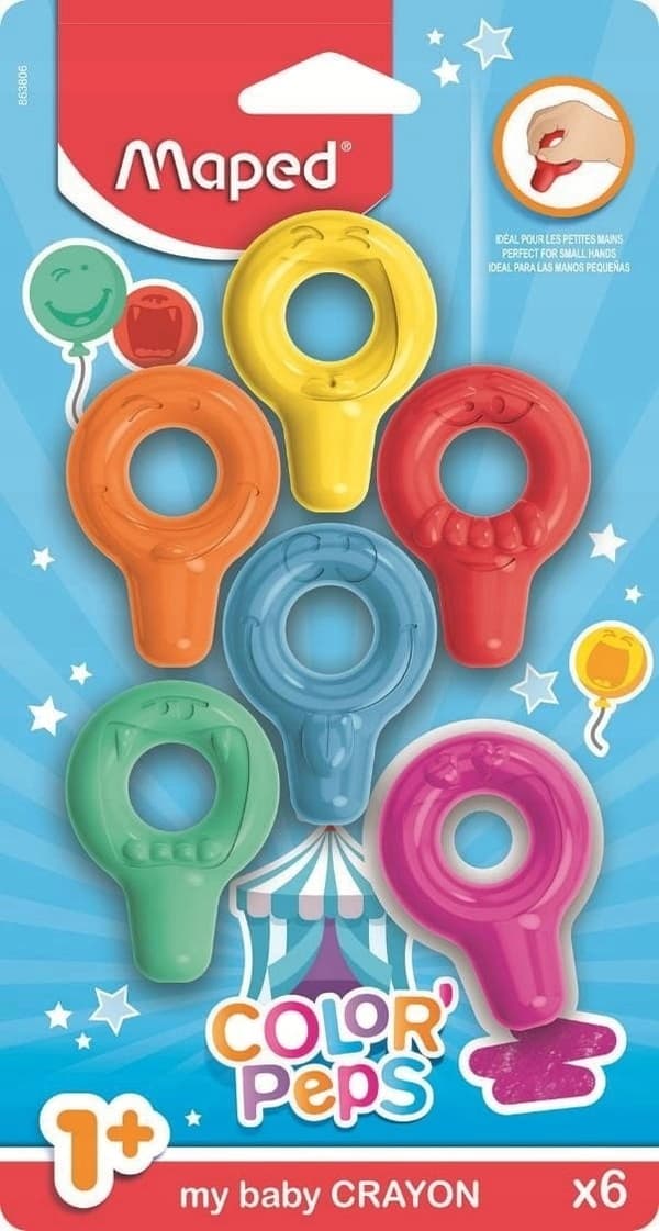 Maped Baby Colorpeps Early Age farveblyanter 6 stk 863806