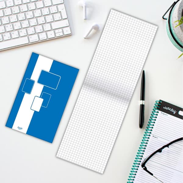 Office Notesblok A5 100 ark Grid Bantex