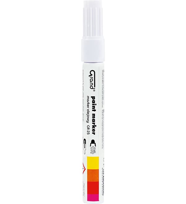 Oliemarkør Grand GR-25 Hvid
