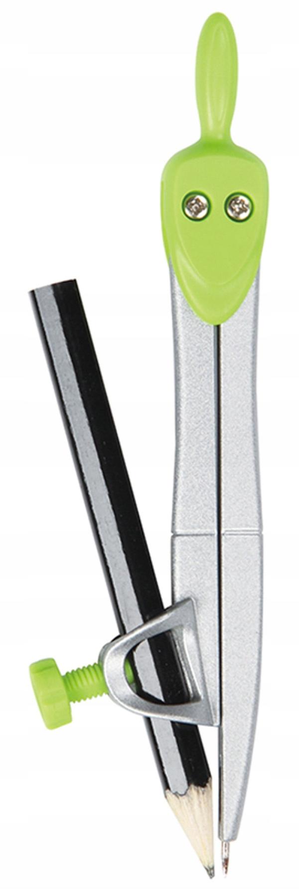 Keyroad Smart Metal kompas i etui med blyant Mix farver KR971440