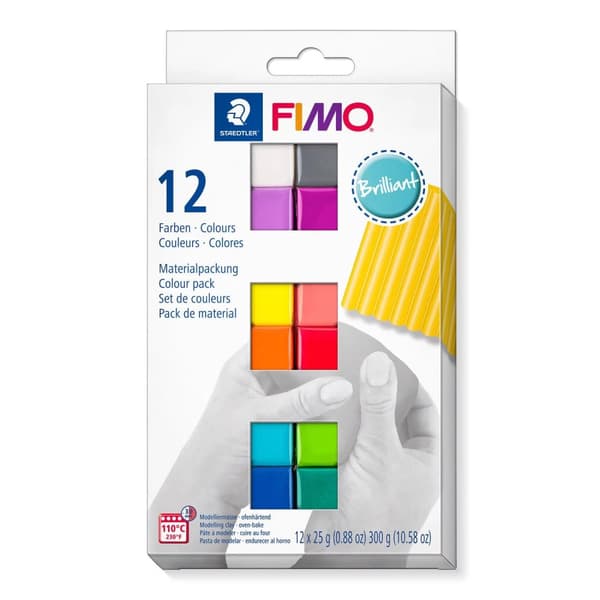 Fimo Soft Colors Brilliant Set 12x25g Staedtler S 8023 C12-2