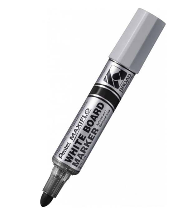 Pentel 8 mm MWL5W-AO svart torr raderingsmarkör