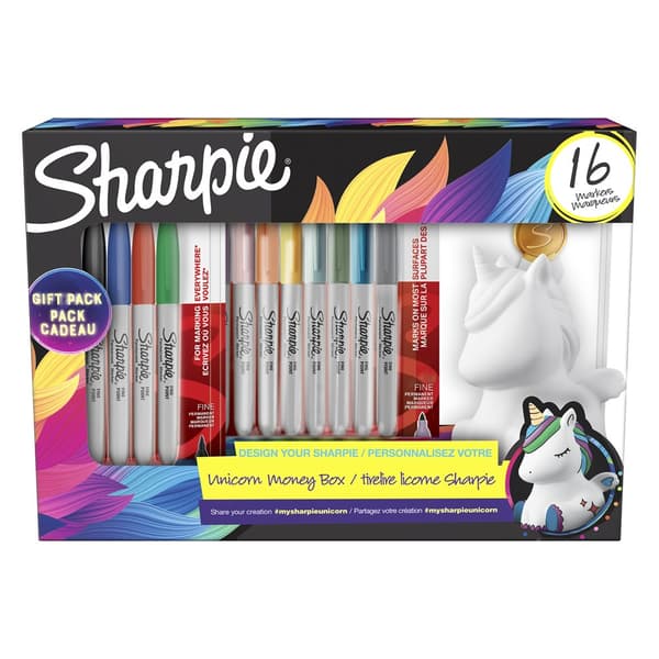 Permanent Fine Sharpie Marker Sæt Unicorn Unicorn 2164411