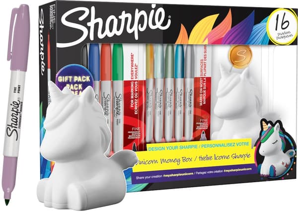 Permanent Fine Sharpie Marker Sæt Unicorn Unicorn 2164411