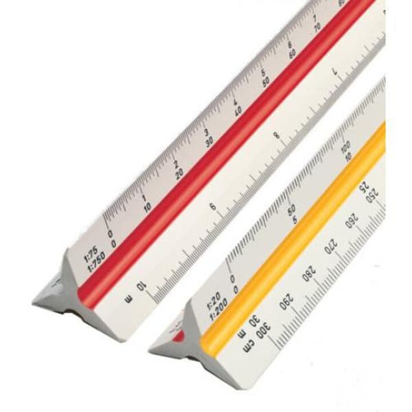 Centro T1 Rotring skala - Architectural S0220481 1:20, 1:25, 1:50, 1:75, 1:100, 1:125.