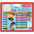 Miniatyrbillede 2 af 5: Stabilo Trio Deco tuscher 8 stk. Metallic farver 377/8-6