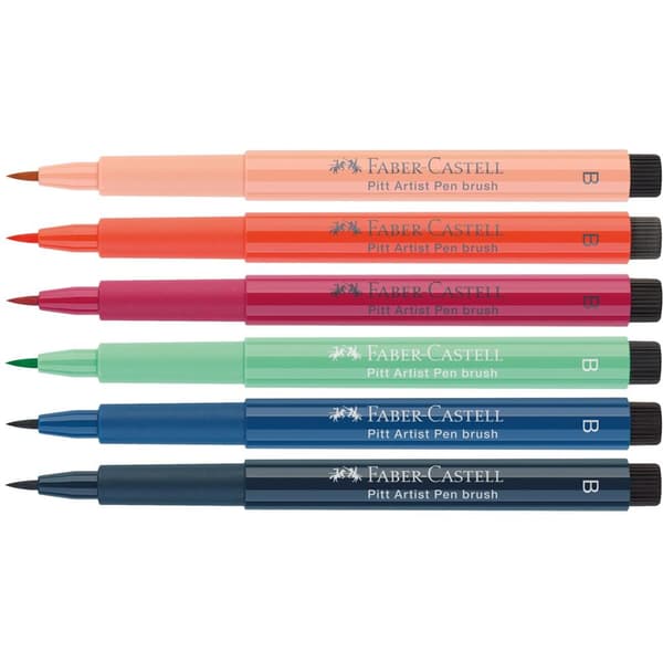 Pit Artist Pen Comic Tegnesæt "The Famazings- Mother" 6 stykker Faber-Castell 267196 FC