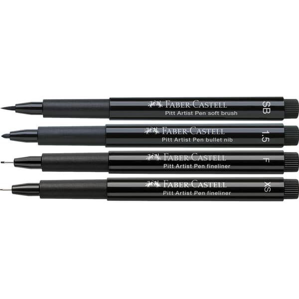 Pit Artist Pen Comic Tegnesæt ""The Famazings- Son"" 4 stykker Faber-Castell 267194FC