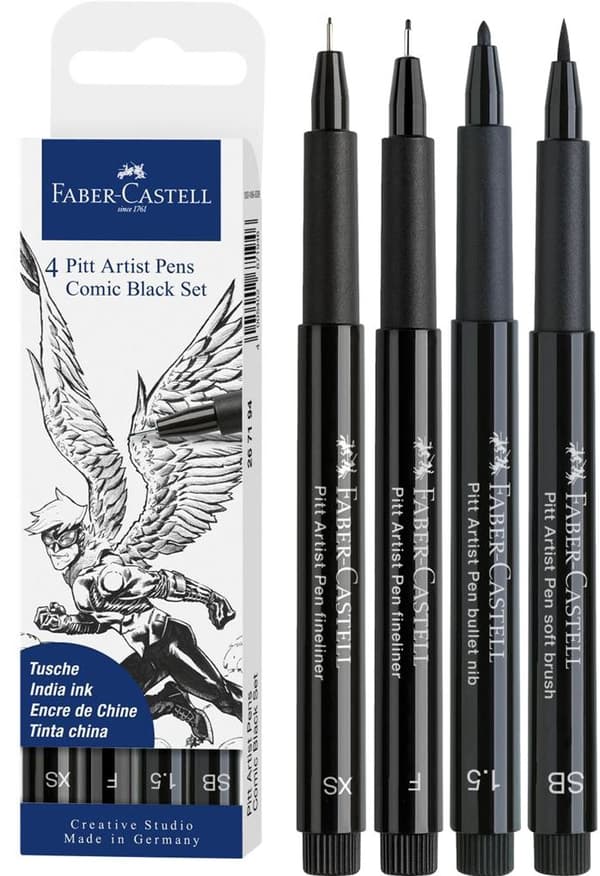 Pit Artist Pen Comic Ritset ""The Famazings- Son"" 4 delar Faber-Castell 267194FC