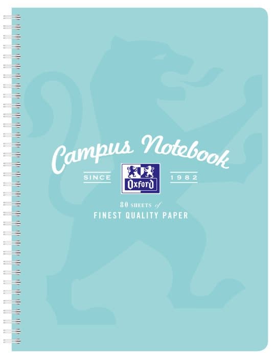 Oxford Campus Pastel A4+/80k kvadratisk notesbog