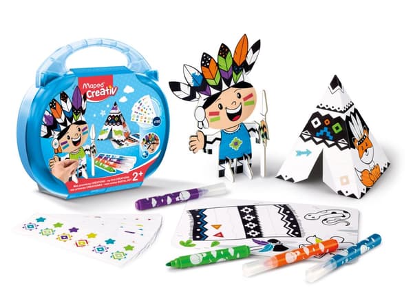 Creativ Early Age Indian Village Kuffert kortlagt 907027