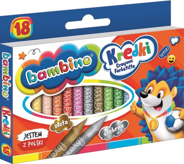 Bambino kritor 18 färger ST-BXX-P18X-128-STXX-ST
